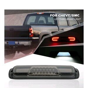 LED Third Brake Light for Chevy/GMC Trucks with Red Brake & White Cargo Lights